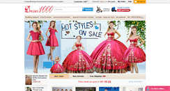 Desktop Screenshot of dresses1000.com